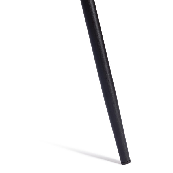 Стул обеденный Bari разборный, ткань велюр, 44х60х91, молочный/черный, (Porsche 2) фото № 15