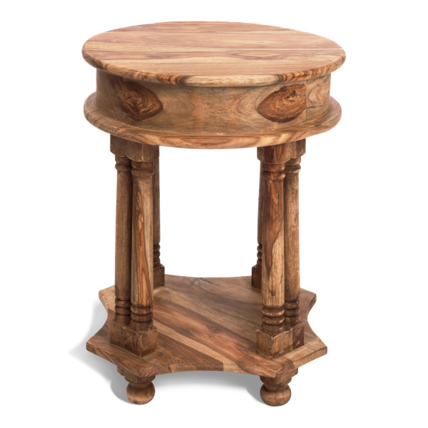 Кофейный стол Бомбей - 1149 палисандр, 45*45*60 см, Natural tinted (натуральный тонированный) фото № 5