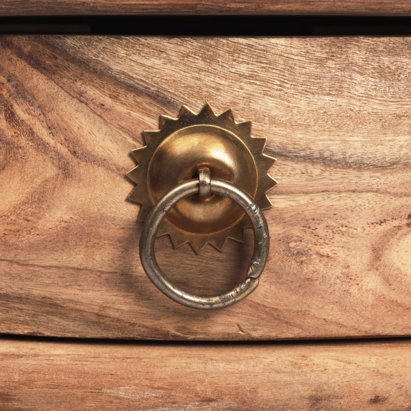 Кофейный стол Бомбей - 1149 палисандр, 45*45*60 см, Natural tinted (натуральный тонированный) фото № 7