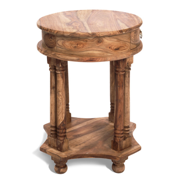 Кофейный стол Бомбей - 1149 палисандр, 45*45*60 см, Natural tinted (натуральный тонированный) фото № 3