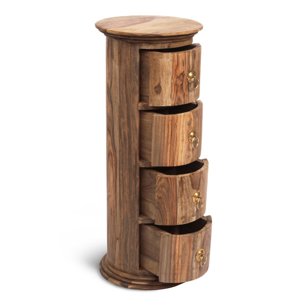 Тумба Бомбей - 0768 палисандр, 71хD28,5см, Natural tinted (натуральный тонированный) фото № 2