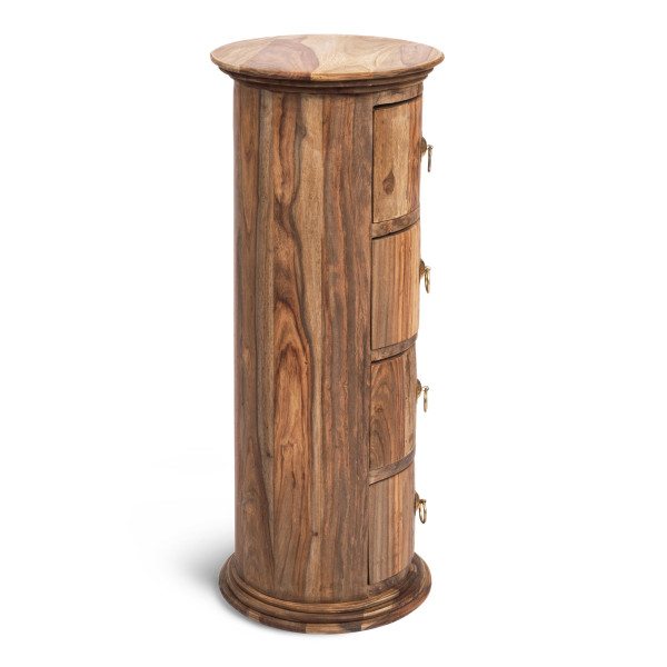 Тумба Бомбей - 0768 палисандр, 71хD28,5см, Natural tinted (натуральный тонированный) фото № 3