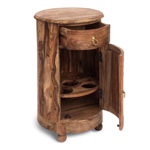 Бар Бомбей -1769 палисандр, 76,5хD45см, Natural tinted (натуральный тонированный) фото № 3