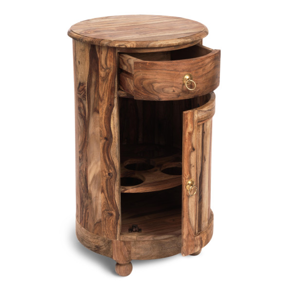 Бар Бомбей -1769 палисандр, 76,5хD45см, Natural tinted (натуральный тонированный) фото № 4