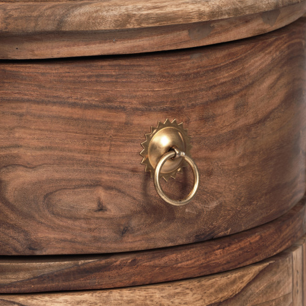 Бар Бомбей -1769 палисандр, 76,5хD45см, Natural tinted (натуральный тонированный) фото № 9