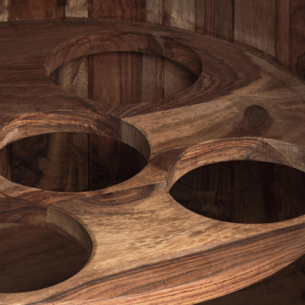 Бар Бомбей -1769 палисандр, 76,5хD45см, Natural tinted (натуральный тонированный) фото № 13