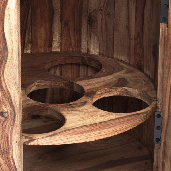 Бар Бомбей -1769 палисандр, 76,5хD45см, Natural tinted (натуральный тонированный) фото № 14