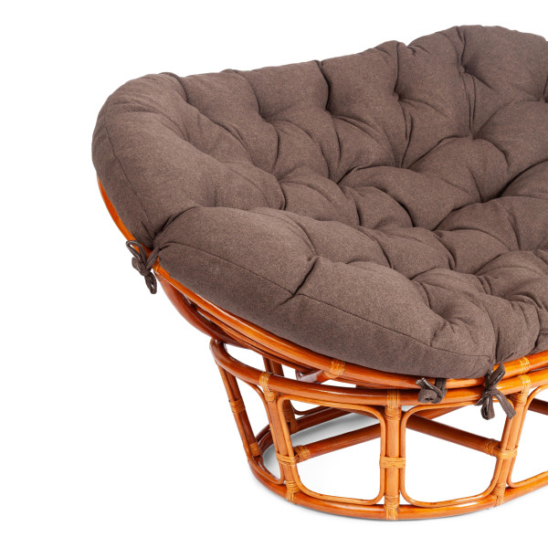 Диван MAMASAN/МАМАСАН 23/02 W /с подушкой/ подушка 182х119 см, 169х102х80 см, Honey (мед), ткань, коричневый, 3М7-147 фото № 6