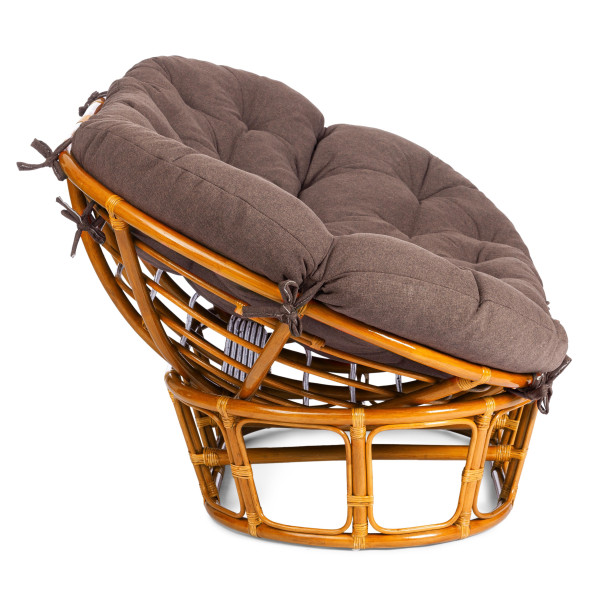 Диван MAMASAN/МАМАСАН 23/02 W /с подушкой/ подушка 182х119 см, 169х102х80 см, Pecan (орех), ткань, коричневый, 3М7-147 фото № 2