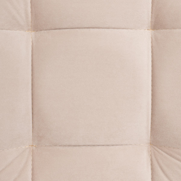 Стул обеденый Medeo разборный, велюр, 47х56х89, молочный/черный, (Porsche 2) фото № 7