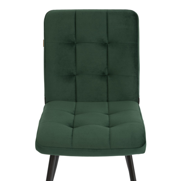 Стул обеденый Medeo разборный, велюр, 47х56х89, Deep Forest (изумруд) фото № 6