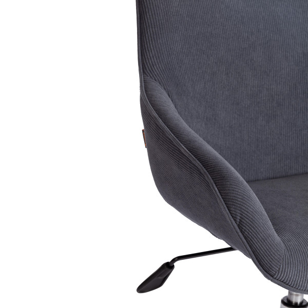 Кресло DUBLIN хром вельвет, графит фото № 8
