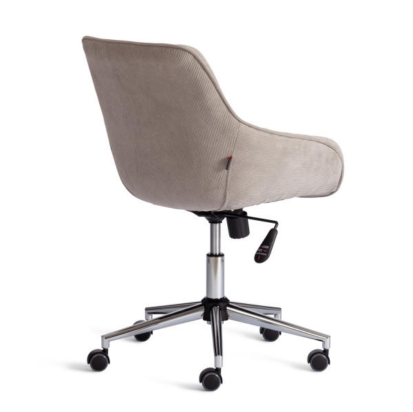 Кресло DUBLIN хром вельвет, серый фото № 3