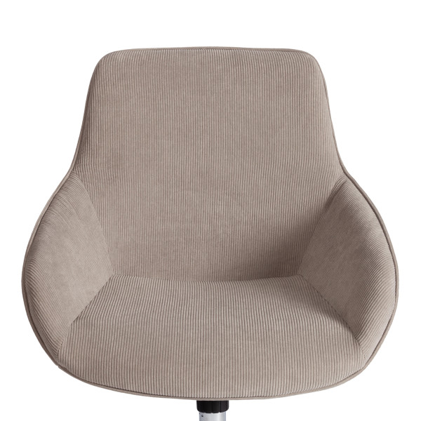 Кресло DUBLIN хром вельвет, серый фото № 8