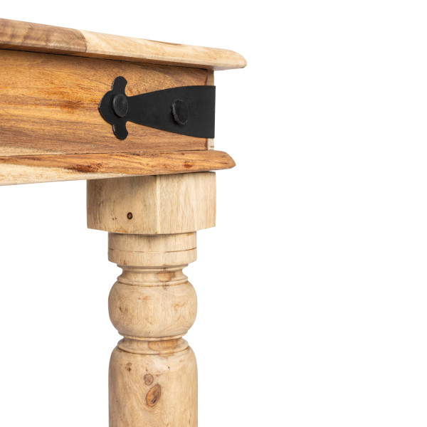 Стол Бомбей 0390-135 палисандр, 135*90*76, Natural tinted OLD (натуральный тонированный) фото № 7