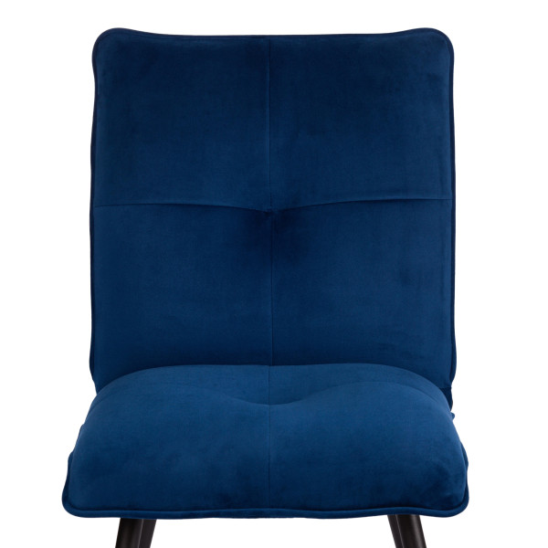 Стул обеденный Sweet разборный, велюр, 46х55х88, Blue (синий) фото № 6