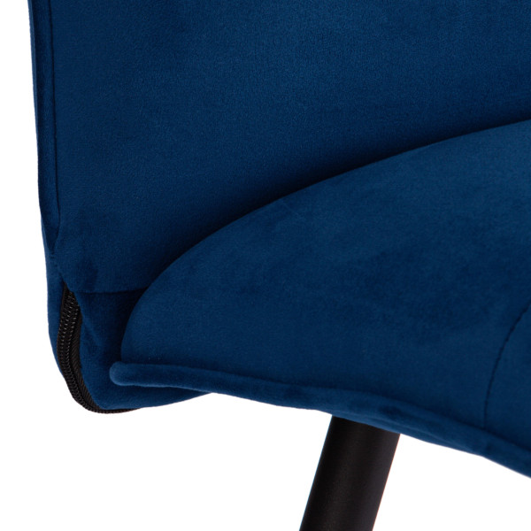 Стул обеденный Sweet разборный, велюр, 46х55х88, Blue (синий) фото № 8