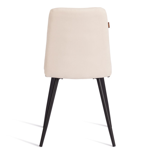 Стул обеденный Asti разборный, флок , 47х54х86, молочный, 4 фото № 4