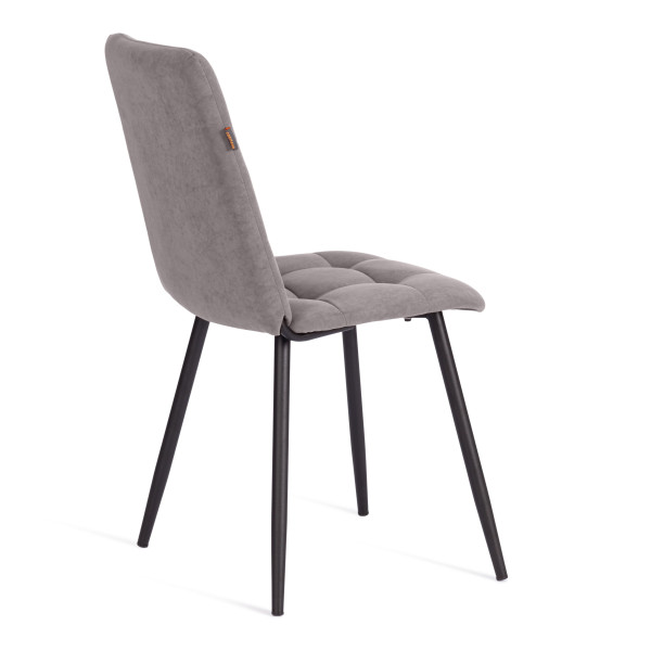 Стул обеденный Asti разборный, флок , 47х54х86, серый, 29 фото № 3
