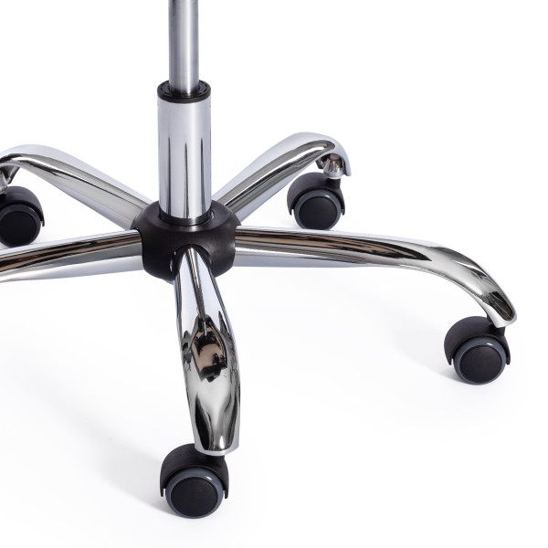 Набор роликов для металл крестовины, ПУ для паркета/ламината, 5 штук, D11 черный фото № 3