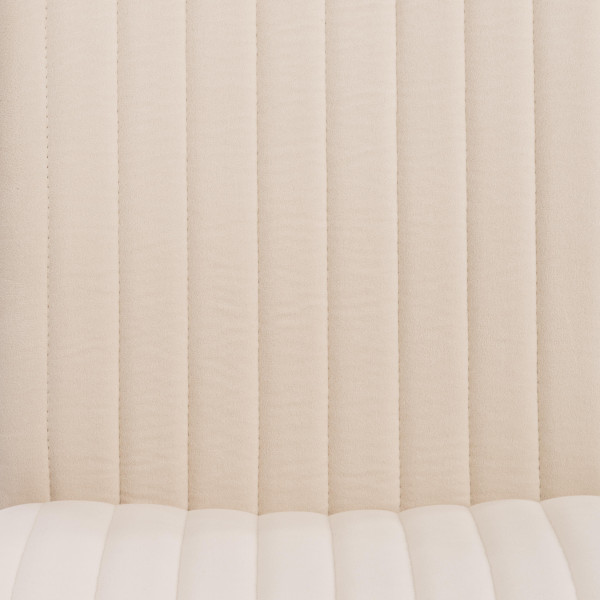 Стул обеденный Monte Carlo флок , 48х55х93, молочный/черный, 4 фото № 7