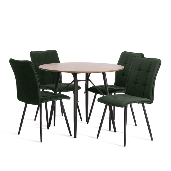 Стул обеденный Bari велюр, 46х55х89, Deep Forest (изумруд) фото № 9