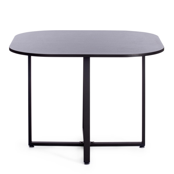 Комплект (стол, 4 стула) QUADRON (mod. PT14) Стол: МДФ/металл, стул: металл/ткань, 100х100х73 см, 69х56х71 см, Beige (Бежевый) LY1701-4/черный фото № 9