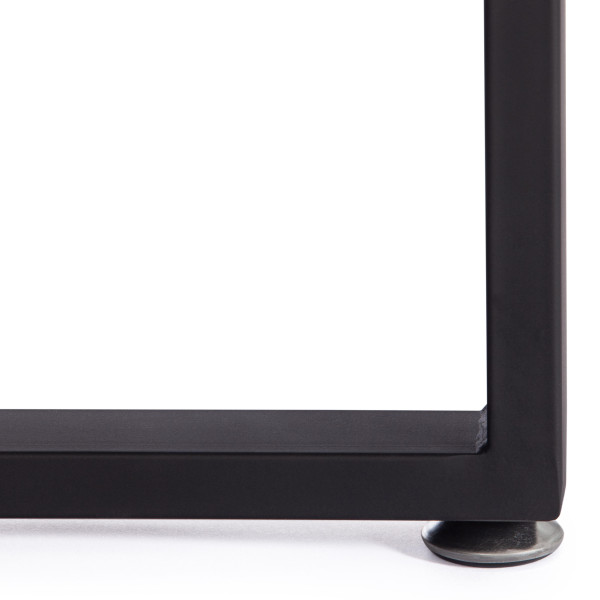 Комплект (стол, 4 стула) QUADRON (mod. PT14) Стол: МДФ/металл, стул: металл/велюр, 100х100х73 см, 69х56х71 см, Blue (синий) HLR62/черный фото № 13