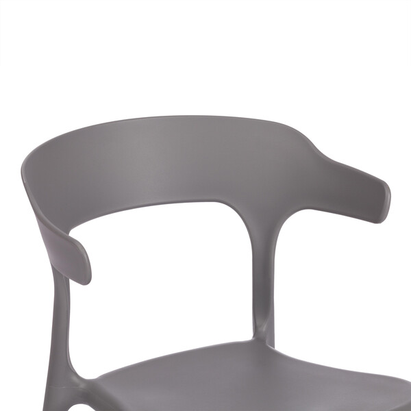 Стул TON (mod. PC33) пластик, 48 x 48 x 74 см, темно-серый (Dark grey NX-GR-20) фото № 6