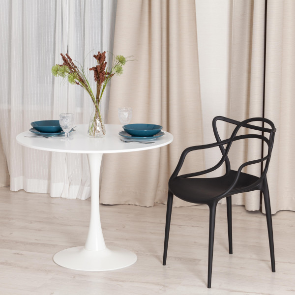 Стул Cat Chair (mod. 028) пластик, 53 x 59 x 82,5 см, черный (Black 3010) фото № 8