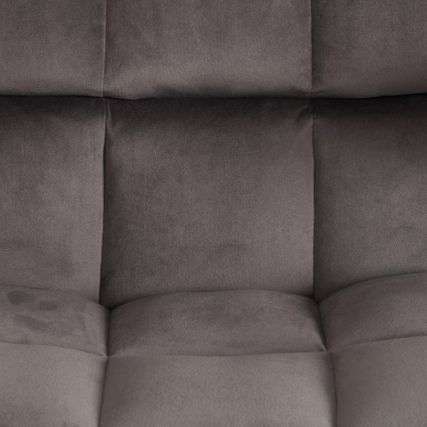 Кресло Lugano велюр, темно-серый фото № 7