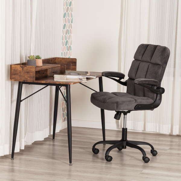 Кресло Lugano велюр, темно-серый фото № 11