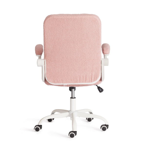 Кресло Lugano Wh ткань teddy, розовый фото № 4