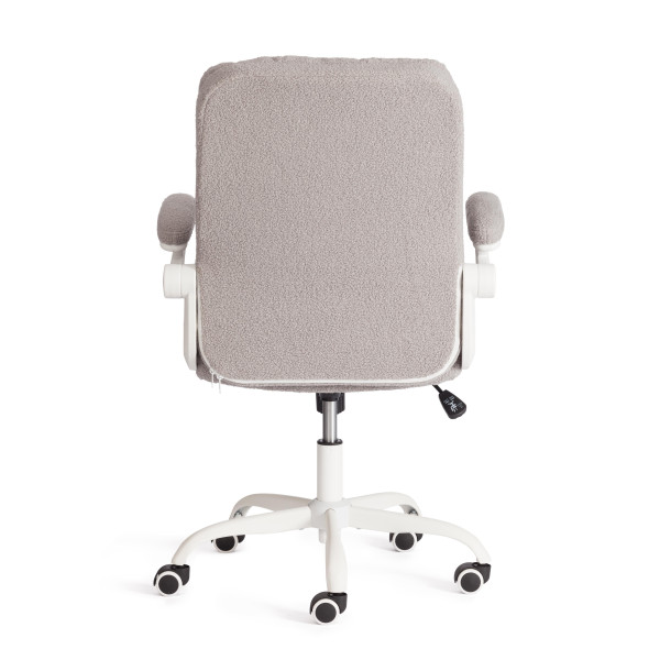 Кресло Lugano Wh ткань teddy, светло-серый фото № 4