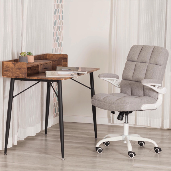 Кресло Lugano Wh ткань teddy, светло-серый фото № 13