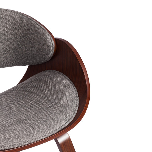 Стул LANDO (mod.8036) дерево / ткань, 59х53х75 см, орех/серый, Aimcasa 28 фото № 7