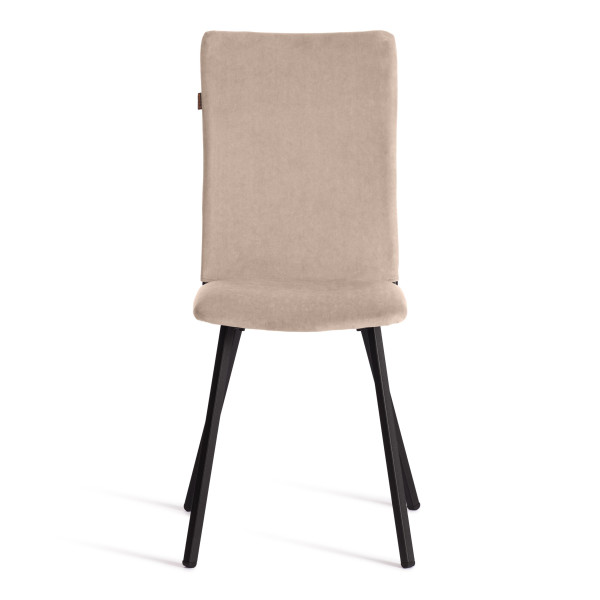 Стул обеденный La Rousse флок , 49х50х93, бежевый/черный, 7 фото № 4
