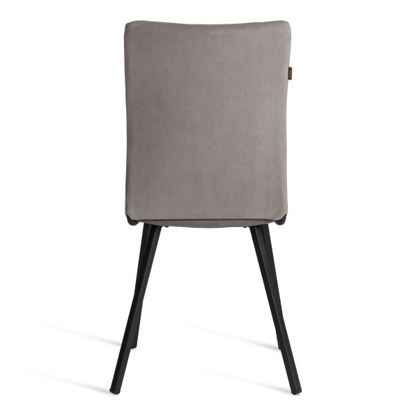Стул обеденный La Rousse флок , 49х50х93, серый/черный, 29 фото № 5