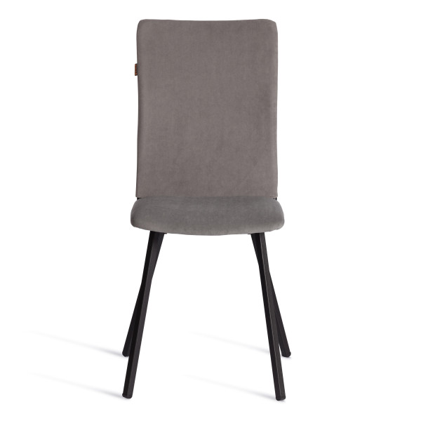 Стул обеденный La Rousse флок , 49х50х93, серый/черный, 29 фото № 6