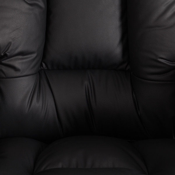Кресло BROOKLYN кожзам, черный фото № 7