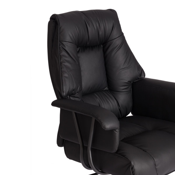 Кресло BROOKLYN кожзам, черный фото № 8