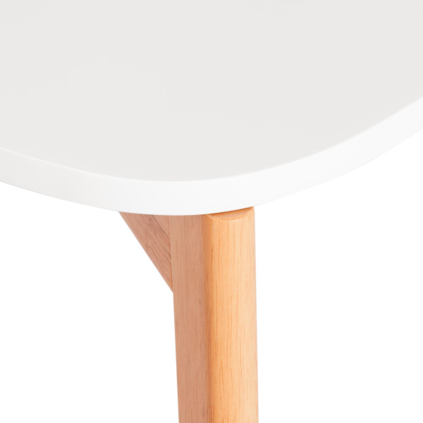 Стул Claire (комплект) сиденье МДФ, опоры дерево гевея, белый / натуральное дерево, 48 x 49,5 x 81,5 x SH44см фото № 9