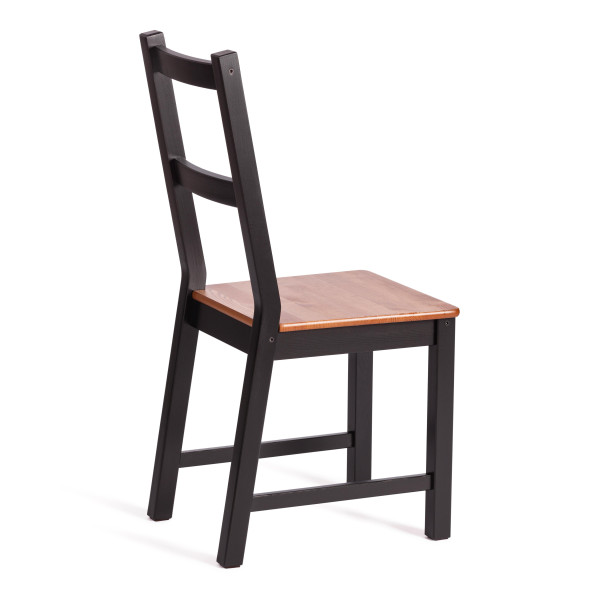 Стул Соната массив сосны, 41х50х95 см, антик/чёрный фото № 3
