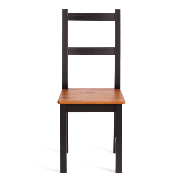 Стул Соната массив сосны, 41х50х95 см, антик/чёрный фото № 5