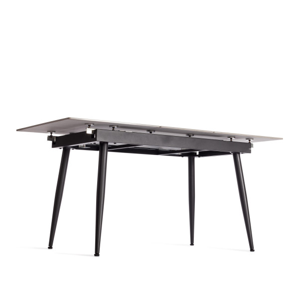 Стол обеденный Balmoral (mod.OKT-2294) столешница керамика (глянцевая) / опоры металл, серый/чёрный, (120+40)х80х75 см фото № 12