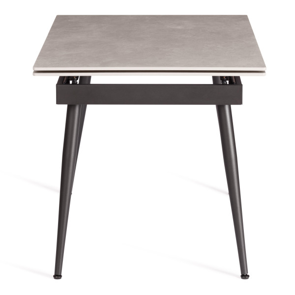 Стол обеденный Lord grey (mod.John table) столешница керамика (матовая) /опоры металл, светло-серый/чёрный, 30х120х30 см фото № 2
