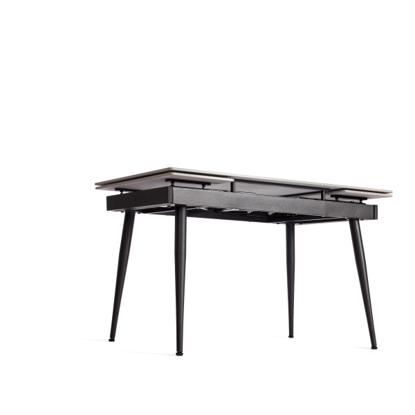 Стол обеденный Lord grey (mod.John table) столешница керамика (матовая) /опоры металл, светло-серый/чёрный, 30х120х30 см фото № 12