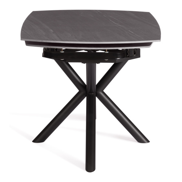 Стол обеденный Winston столешница керамика (матовая) /опоры металл, темно-серый/черный, 30х120х30 см фото № 2