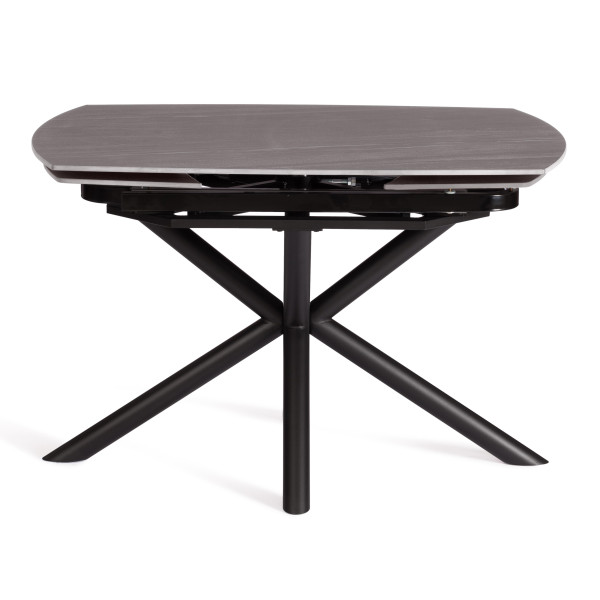 Стол обеденный Winston столешница керамика (матовая) /опоры металл, темно-серый/черный, 30х120х30 см фото № 3