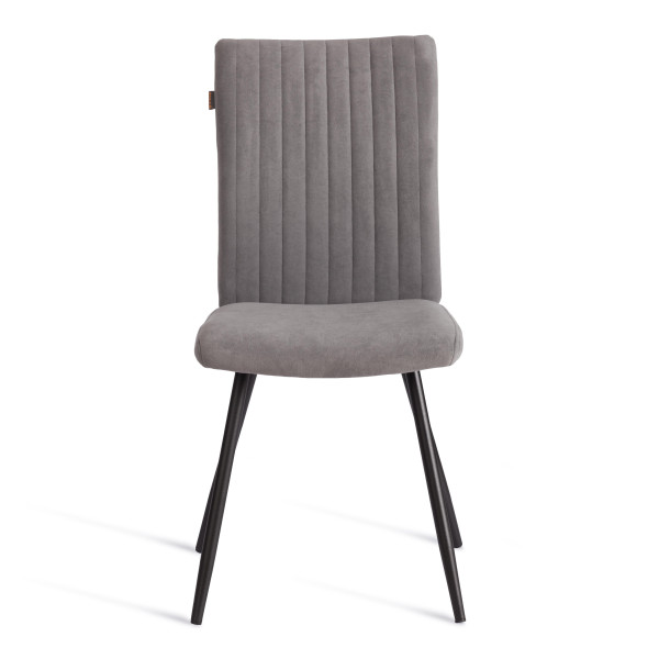 Стул обеденный Monte Carlo TREND, флок , серый/черный, 29, 50х55х93 фото № 5